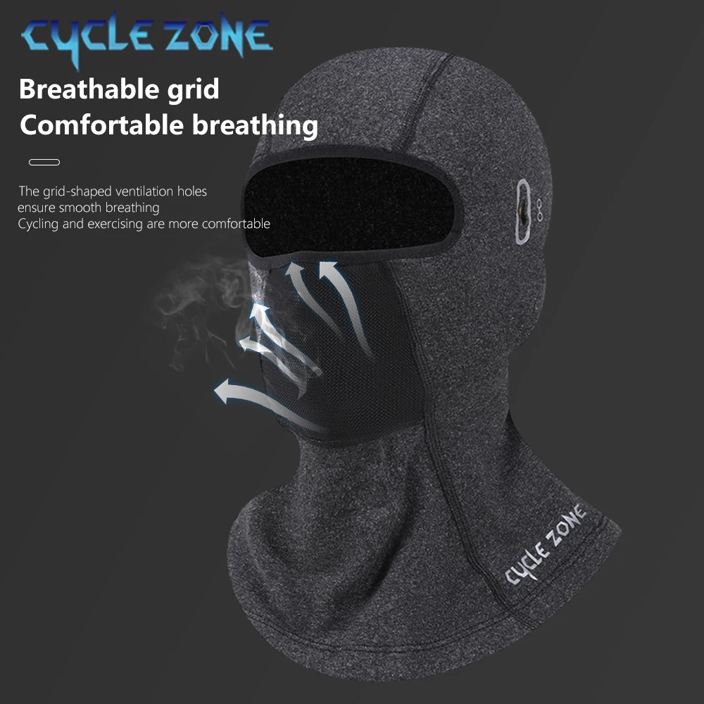 Motorcycle Balaclava Winter Warm Riding Sports Full Face Mask Glasses Hole Windproof Breathable Neck Protect Sunscreen Headwear