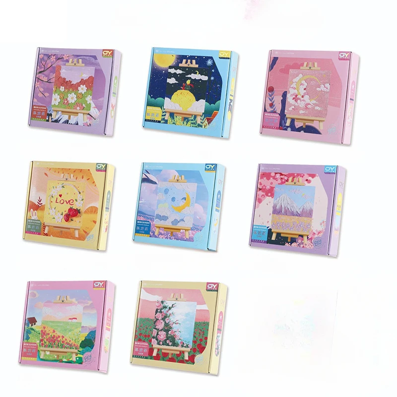 Acrylic Texture Painting Set for DIY Coloring and Art