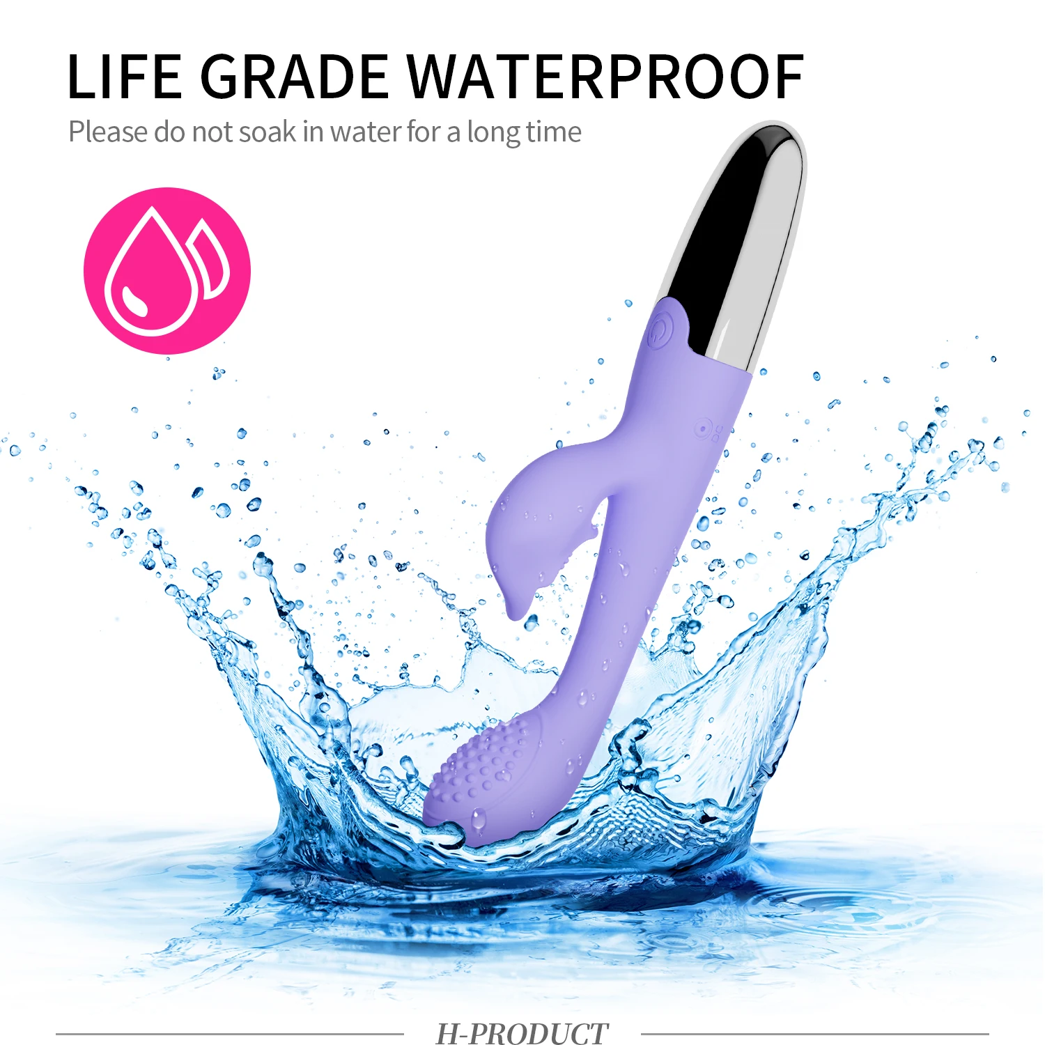 Vibratore delfino g-spot magic wand in silicone per donna_voghion.com
