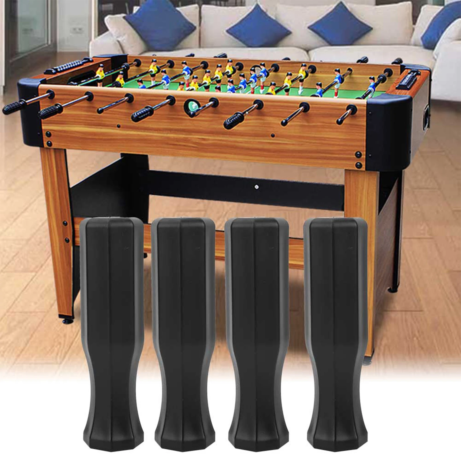 Rod Plastic Foosball Soccer Table Football Handle Grip Game Indoor Replacement 8Pcs