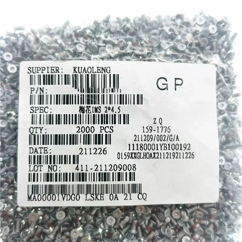 Gintai 8-teiliges Set Schrauben für Dell Precision 5560 5570 XPS 7390