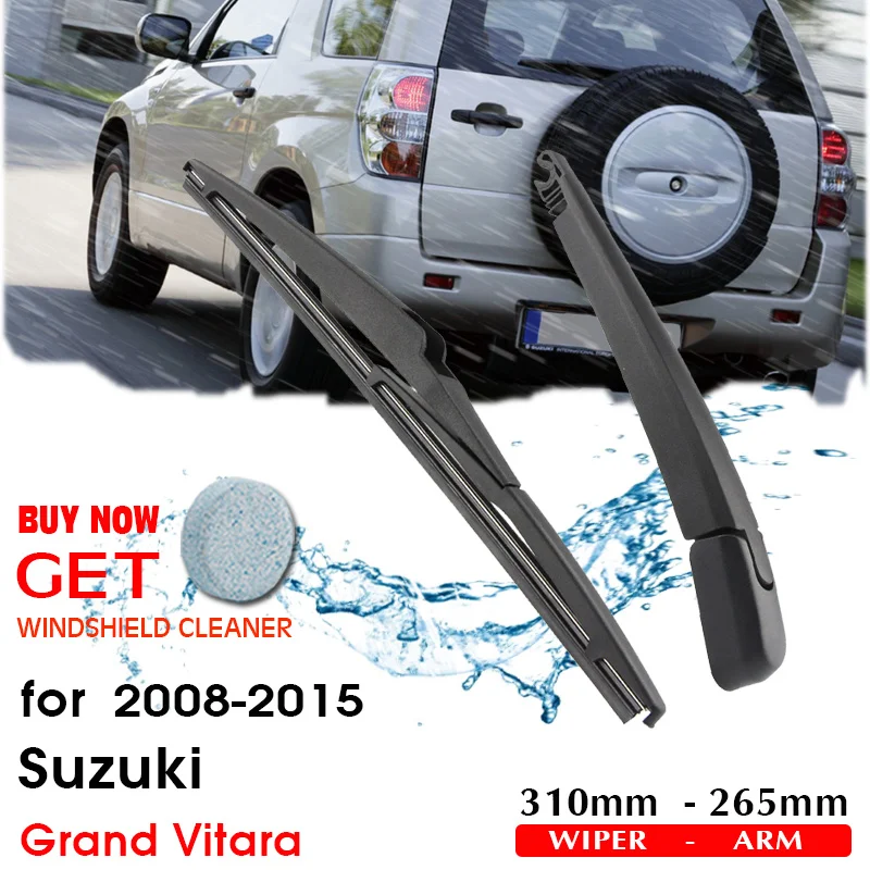 

BROSHOO Car Rear Wiper Blade Blades Back Windscreen Wiper Arm For Suzuki Grand Vitara Hatchback (2008-2015) 310mm,Car Styling