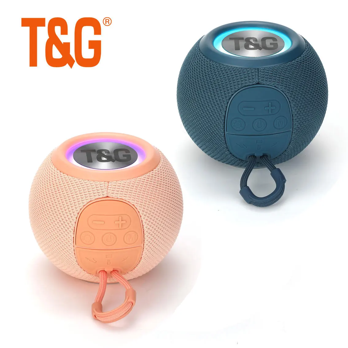 

TG337 Portable Speaker Bluetooth Wireless Waterproof Outdoor Loudspeaker Lanyard Colorful 3D Stereo Surround Subwoofer Radio