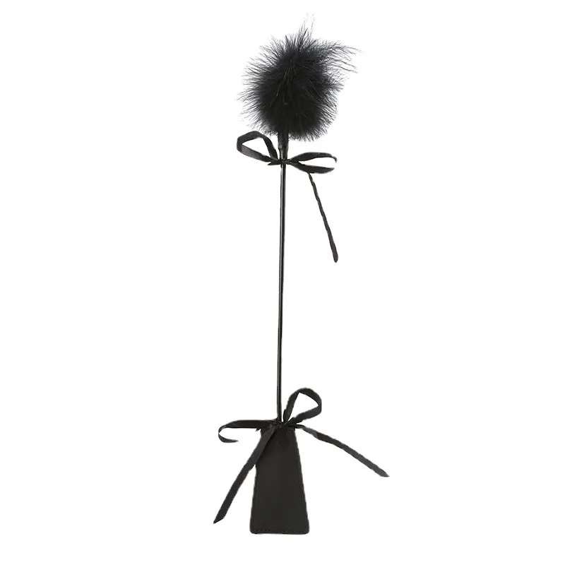 Sexy Funny Flirting Feather Leather RacketSMSao Training Accessories Adult Supplies One Piece 1003