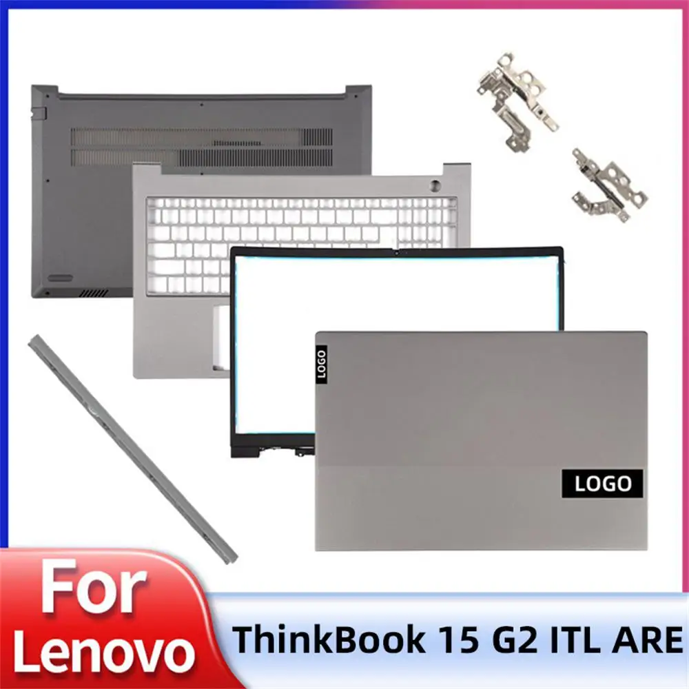 Nuovo Originale Muslimlcd Cover Posteriore Lunetta Palmrest Bottom Case Hingecover Per Lenovo Thinkbook 15 G2 Itl Thinkbook 15 G2 Are
