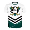 Disney Mighty Duck Helmet Children's Cartoon Pattern 3D Printed Men T-shirt Men's and Women's Tshirt Summer Men Clothing Tshirt 1