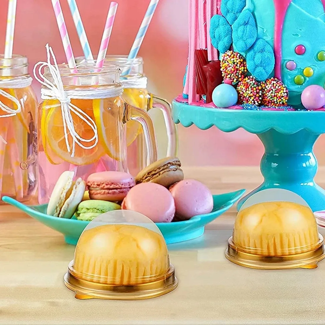 קופסת עוגה 100 יחידות קופסאות פלסטיק שקופות מיניות לקפקייקים קופסת מאפין קופסת מאפין קופסת מאפין קופסת מאפין קופסת מאפין קופסת מאפין קופסת מאפין