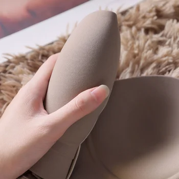 ملابس داخلية نسائية مثيرة للضغط ، سميكة للغاية ، بدون إطار فولاذية ، حجم كبير ، كوب منبثق ، حمالة صدر مريحة وقابلة للتنفس ، 1 5