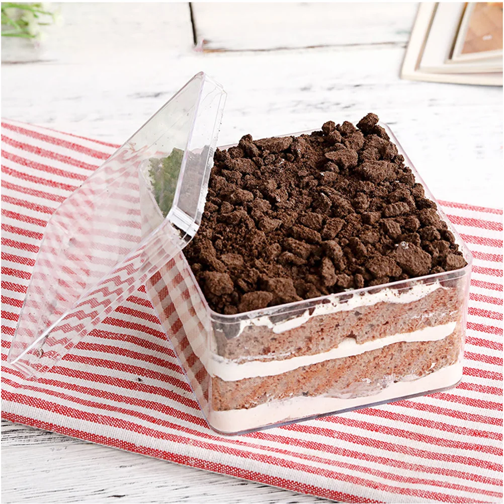 10Pcs Set Eco Food Grade Plastic Cookie Box Biscuit Bags Foldable Boxes Container Kitchen Storage Pack Disposable
