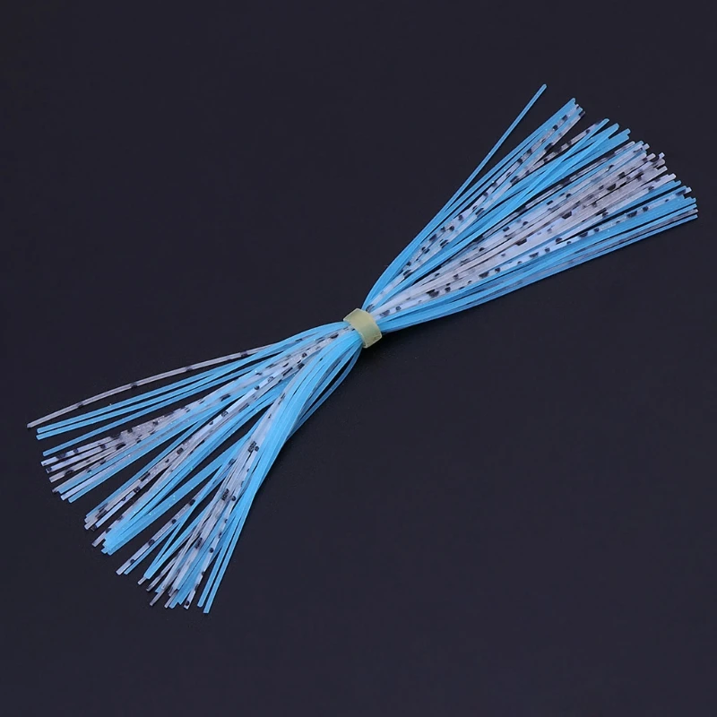 40 Pcs/Strands Fishing Skirts Silicone Rubber Jig Squid Lure Spinner Bait  Thread - AliExpress