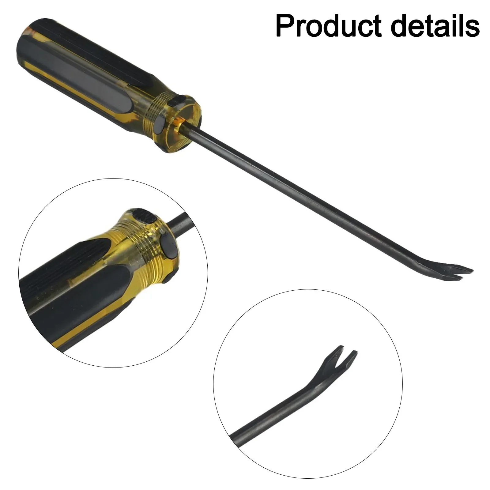 2 PCS Staple Lifter Tack Nail Pin Remover Handle Upholstery Puller Pry Bar Tools Nail Puller Puller Tool Staple Remover 3