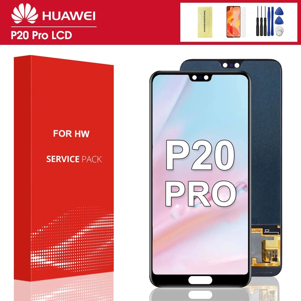Pantalla LCD Original de 6,1 pulgadas para Huawei P20 Pro, montaje de  digitalizador con pantalla táctil para Huawei P20Pro, con CLT L04 de  huellas dactilares, CLT L09 L29|Pantallas LCD para teléfonos móviles| -