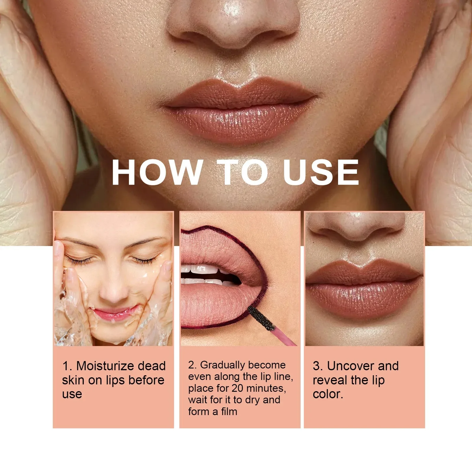 Lip Liner Stay N Peel Marker Pen off Waterproof Long Lasting Lipstick Matte Plump Lines Smooth Contouring Lip Liner Tattoo_voghion.com