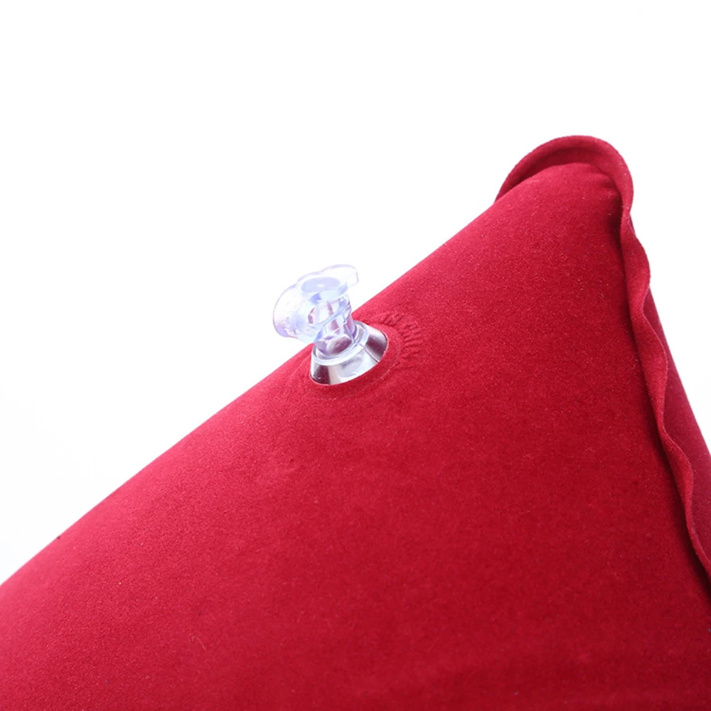 Hiking Beach Car Plane Air Pillows Head Rest Camp Gears Travel Pillow Portable Ultralight Inflatable PVC Nylon Square Pillow New 4