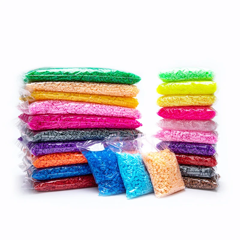 100g/10000pcs 2.6mm Mini Perler Hama Beads Kids DIY Toy Colormixing White Black Color Fuse Beads Learning Toys For Children 5