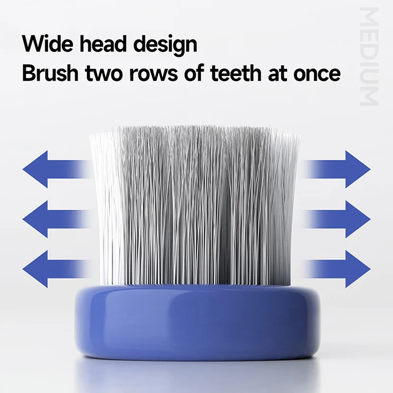 Bamboo Charcoal Toothbrush Electric Toothbrush Soft Toothbrush Portable Toothbrush Men's Adult Universal Harbristled Toothbrush for Deep Cleaning 360&deg; Bristles Independent Packaging Whitening and Cleaning