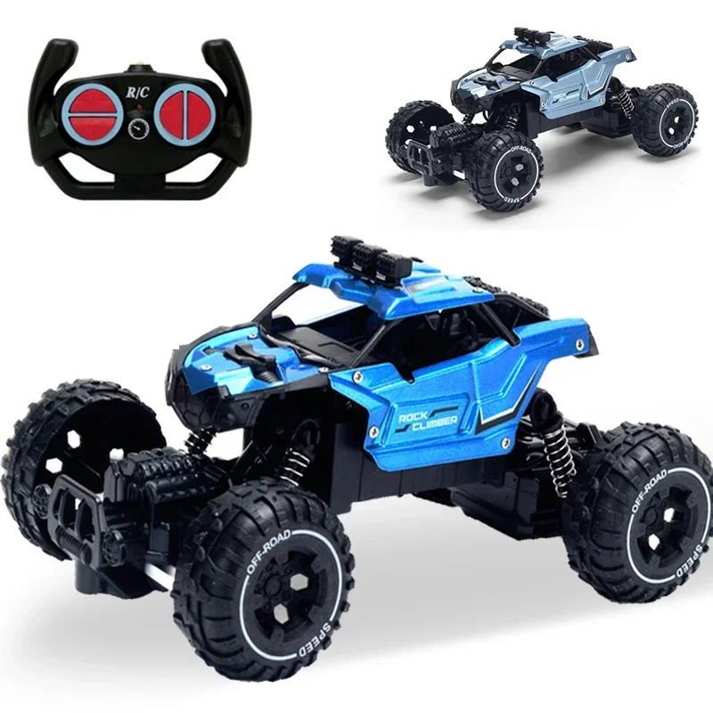 2.4G Alloy Electric Remote Control Car High Speed Off Road Racing Vehicle Truck Mini RC Car Toys For Boy Childrens Birthday Gift RC Car