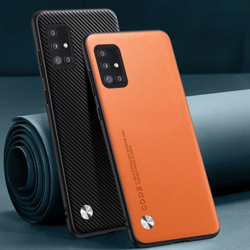 Luxury PU Leather Silicone Protection Phone Case Cover