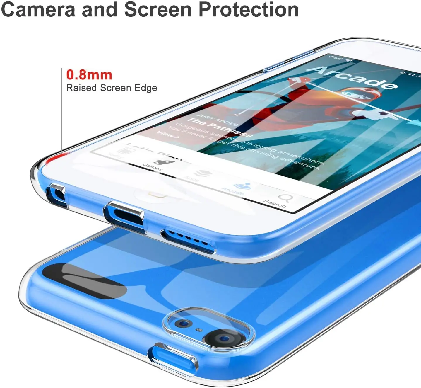 Ultra-Thin Clear Soft TPU Back Case Cover