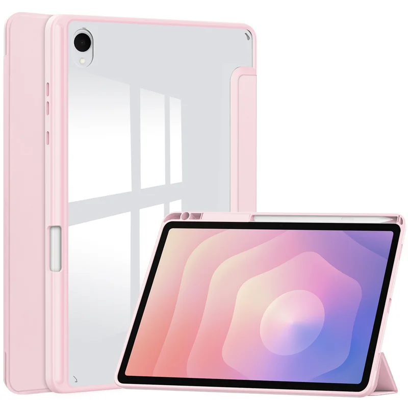 Enhanced Product Title:  
Premium Magnetic Acrylic Hard Back Case with Pen Holder