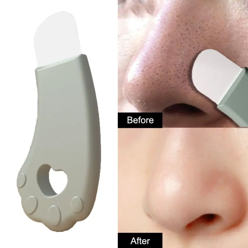 Cat's Paw Shape Facial Blackhead Removal Tool Silicone Remove Whitehead Acne Blackhead Scraper Handheld Deep Clean Sebum Remover