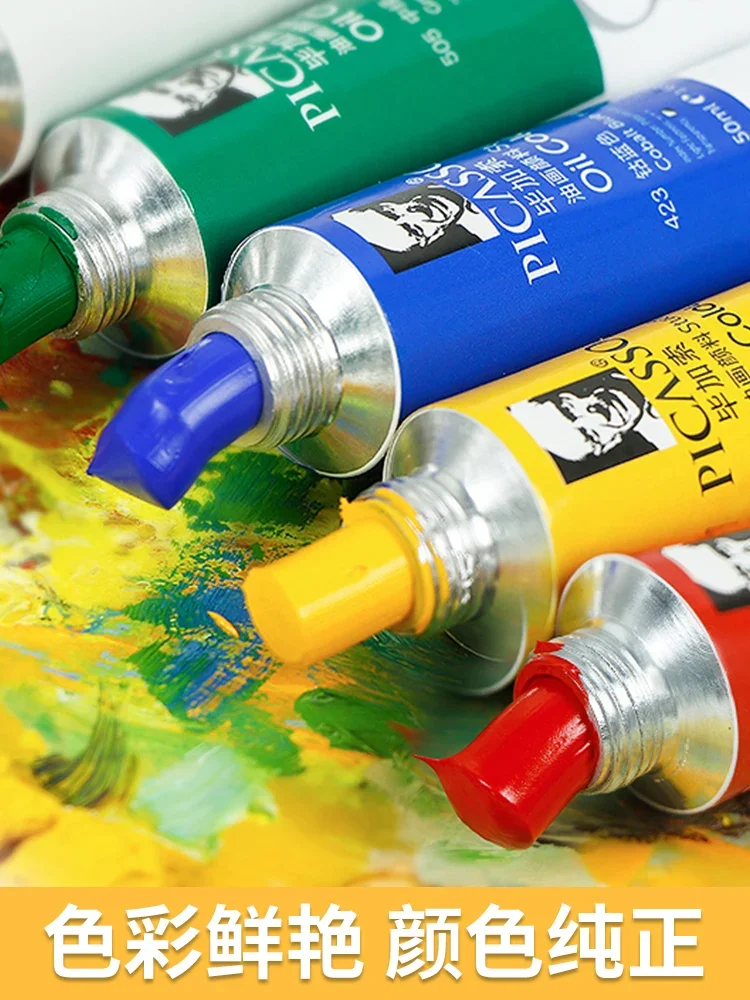 170ml Oil Paint Non-Toxic Mixable for Canvas Painting Artist Beginners DIY Art Supplies oil paint