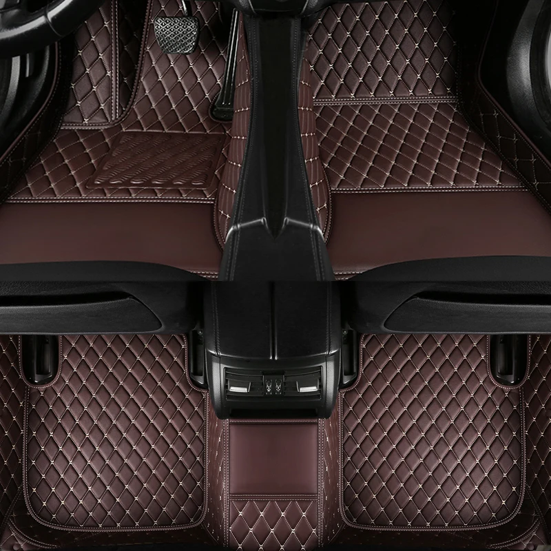 

Custom Car Floor Mats for Cadillac CT6 2016-2022 Years Artificial Leather Interior 100% Fit Details Car Accessories