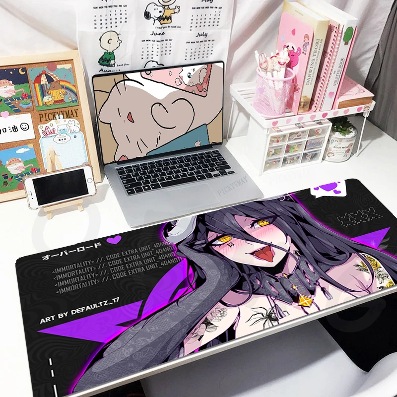

Sexy Girl Mouse Pad Lock Edge Gamer Mousepads Big Gaming Mousepad XXL Mouse Mat Large Keyboard Mat Desk Pad For Computer Laptop