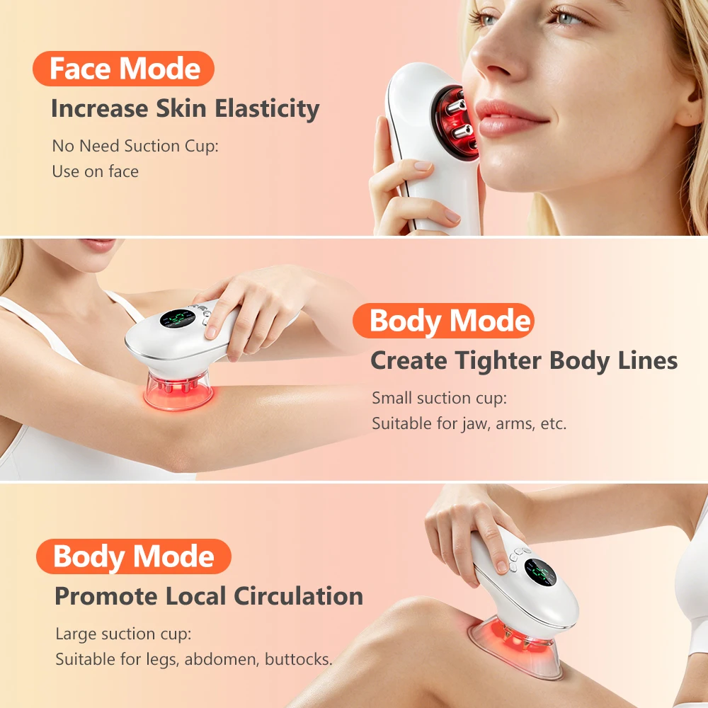 Face & Sculpting Massager Body Cellulite Facial Machine Fat Burner Shaping Slimming Device Lose Weight Massage Tool_voghion.com