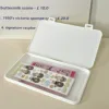 SKYSONIC INS ABS White Storage Box Multifunctional Dustproof Organizer Photocards, Stationerry,Make Up Sorting Flip Holder Suppl 5