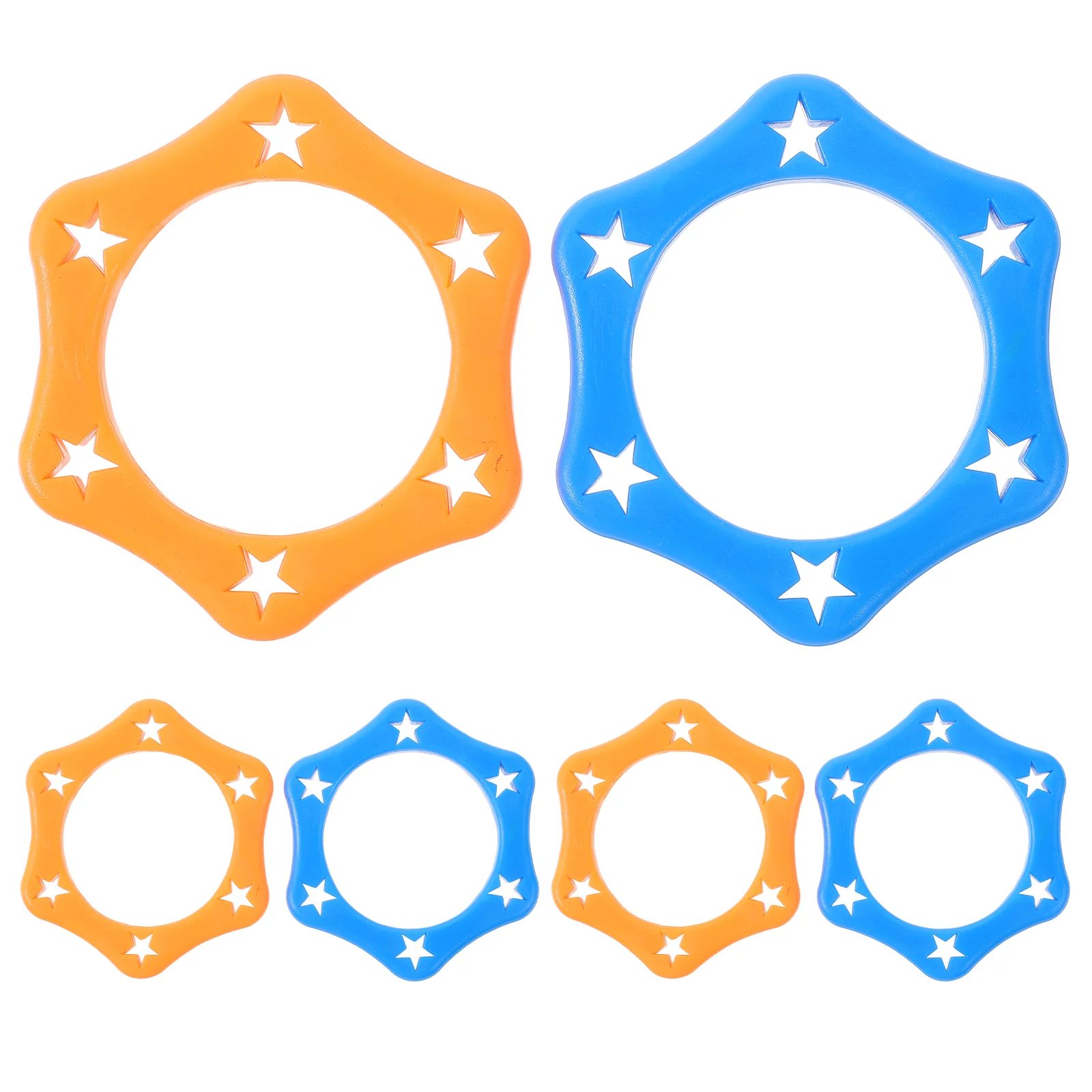 

6 Pcs Microphone Soft Silicone Protection Rings Supplies Protective Silica Gel Anti-rolling for