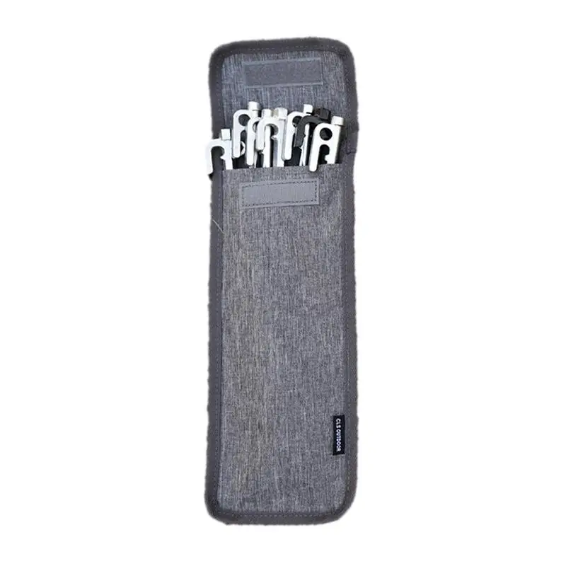 

Держатель для палатки из ткани Оксфорд, Портативная сумка для хранения ногтей, для кемпинга, отдыха на открытом воздухе, походов