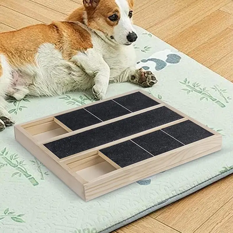 Dog Nail File Board Wooden Scratching Board For Nail Trimming Self Scratcher Toy Safe Pet Grooming Accessories