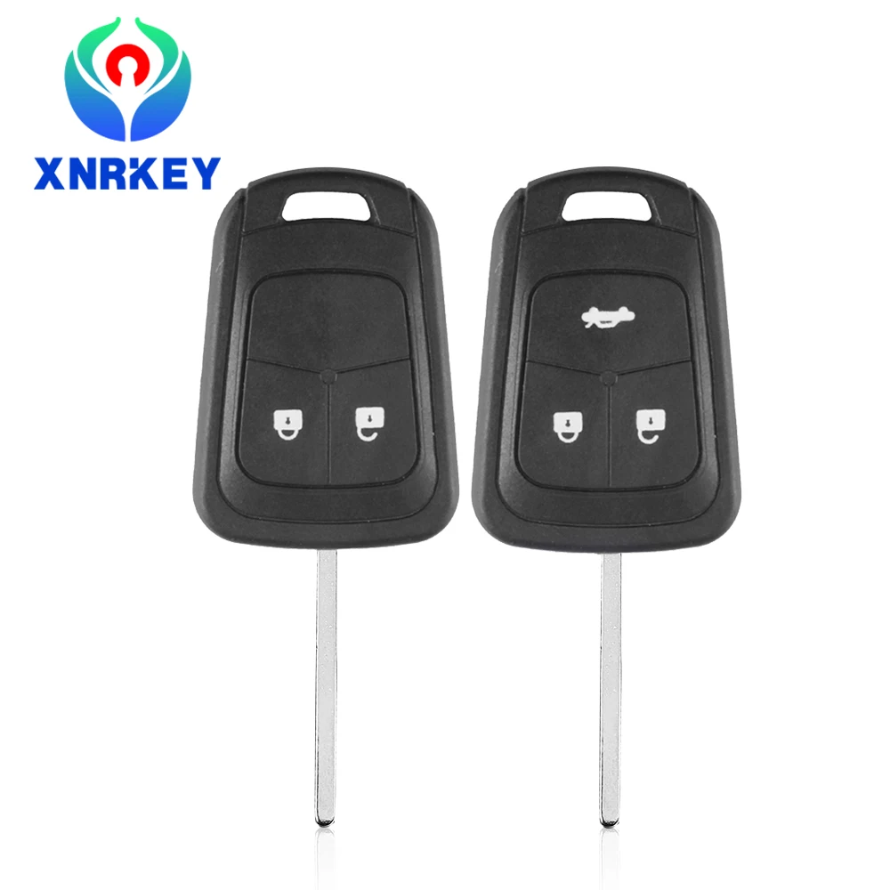 

XNRKEY 2/3 Button Car Remote Key Shell for Chevrolet Camaro Sonic Cruze Malibu Volt Spark Equinox Key Shell Cover