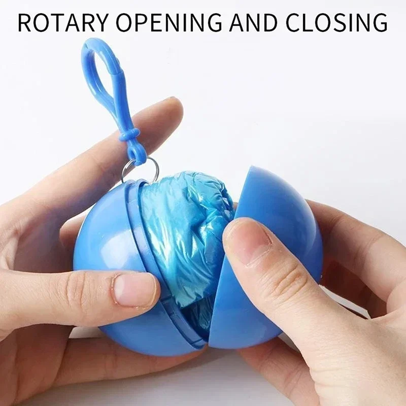 Keychain Disposable Rain Poncho 5