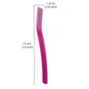 6pcs Coloful Eyebrow Trimmers Blade Shaver Portable Face Razor Eye Brow Epilation Hair Removal Cutters Safety Razor Woman Makeup 4