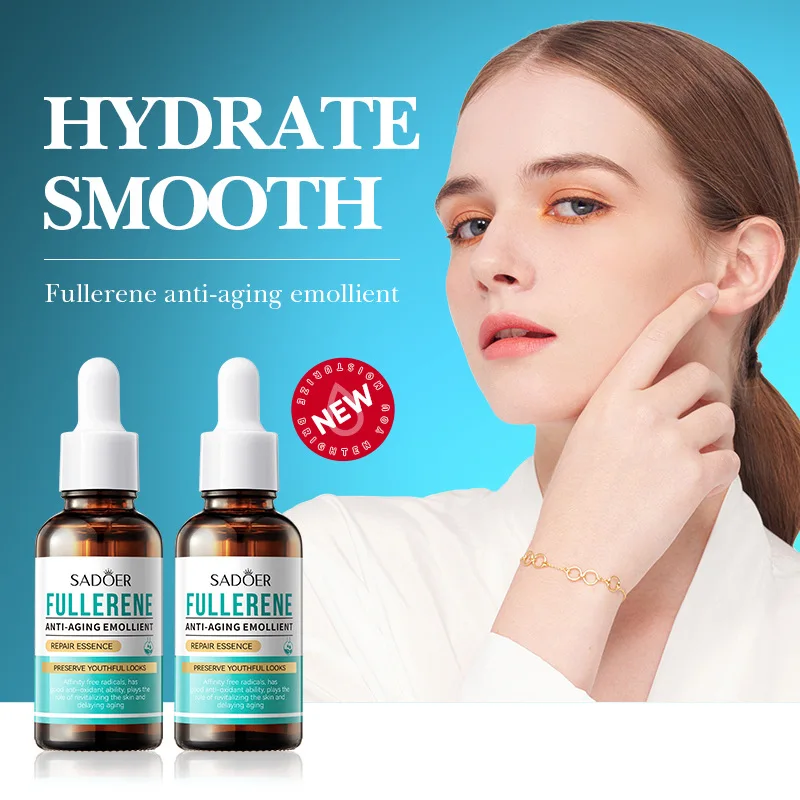 

Fullerene Face Serum Anti-wrinkle Moisturizing Anti-aging Brighten Anti-Ance Lifting Firming Repair Face Serum Skin Care Product
