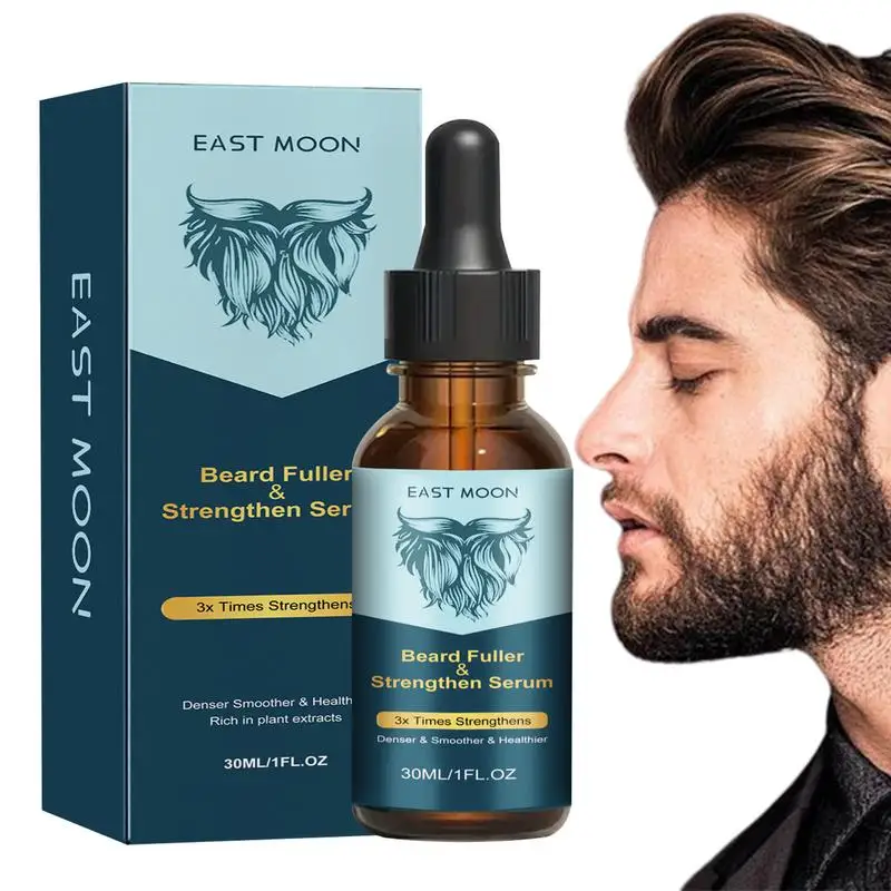 30ml Beard Growth Serum Beard Oil Natural Effective Thicken More Beard Nourishing Growth Oil Men Beard Care Hair Growth products