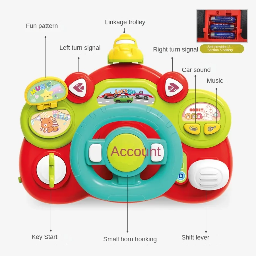 Fisher Price Steering Wheel Laugh Learn Rumble Fisher Price 2009 Steering Wheel Musical Children’s  Activity Toy