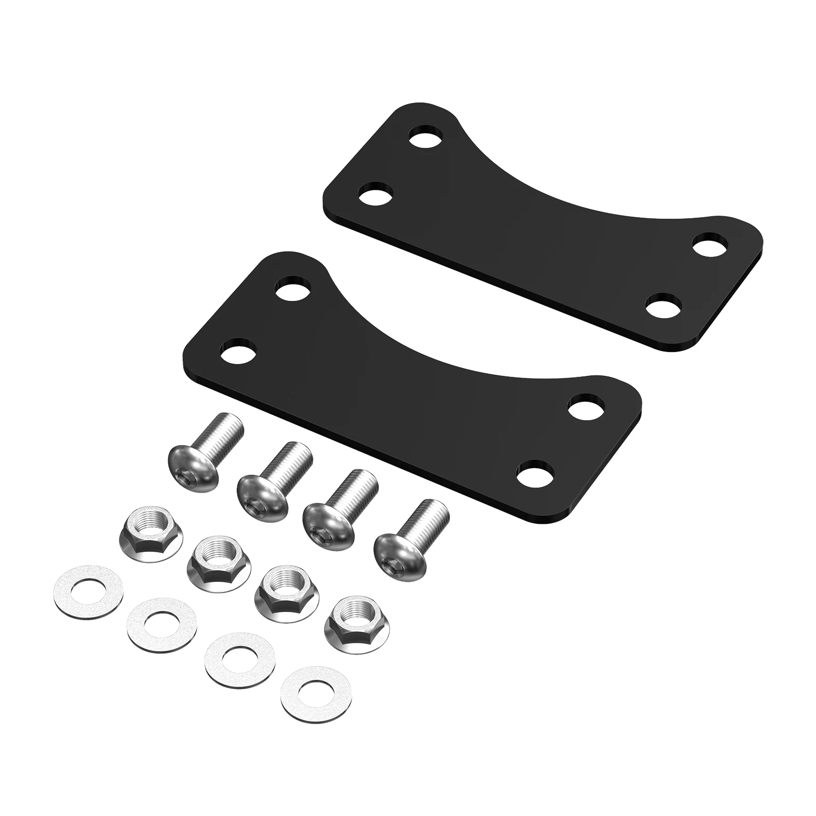 Front Fender Riser Kit Front Fender Lift TCMT Front Fender Risers For Harley Touring - Chrome ...