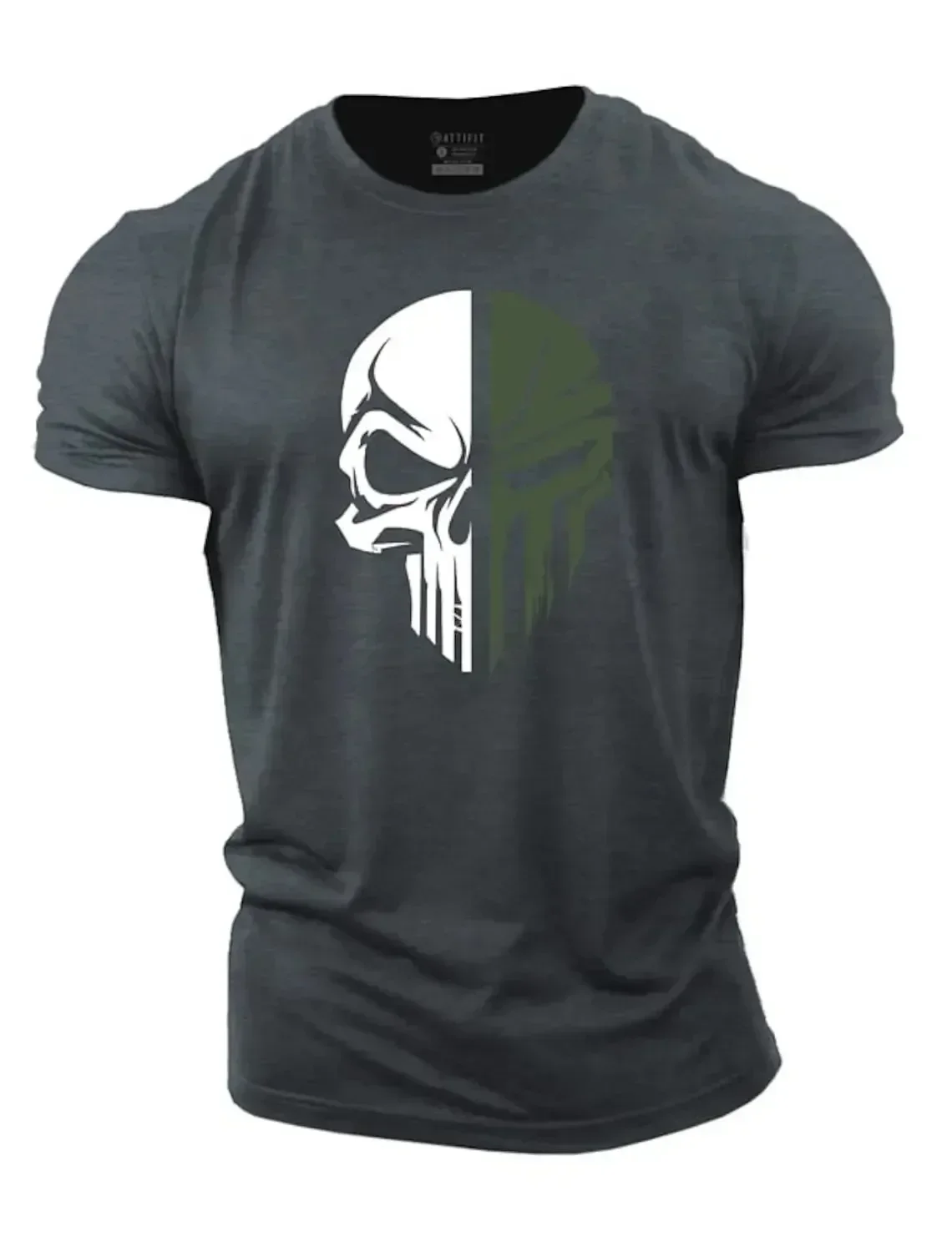 3D Men's T shirt -- Skull T Shirt