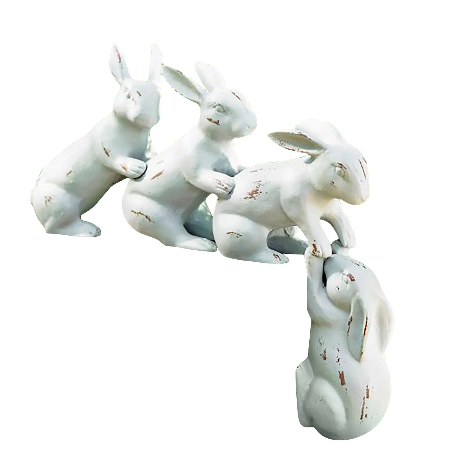 

Saved By A Hare Sculpture Bunny Decor Sculpture Party Decor Gift Rabbit Statue Things For The Home Decoration Room Desk
