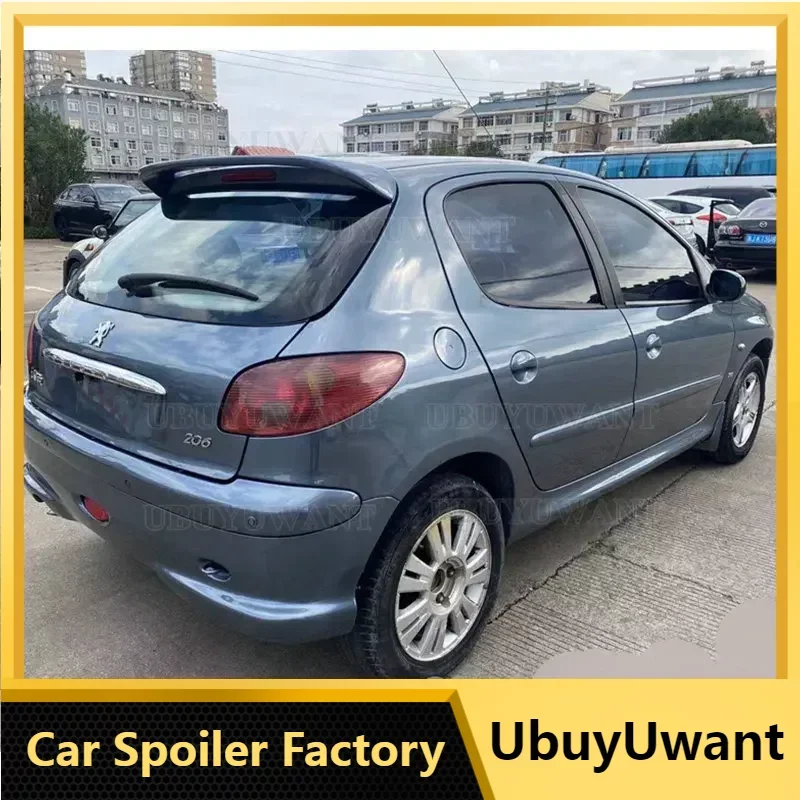 Per Peugeot 206 Spoiler Di Alta Qualità Materiale Abs Auto Ala Posteriore Primer Spoiler Posteriore Per Peugeot 206 207 Spoiler