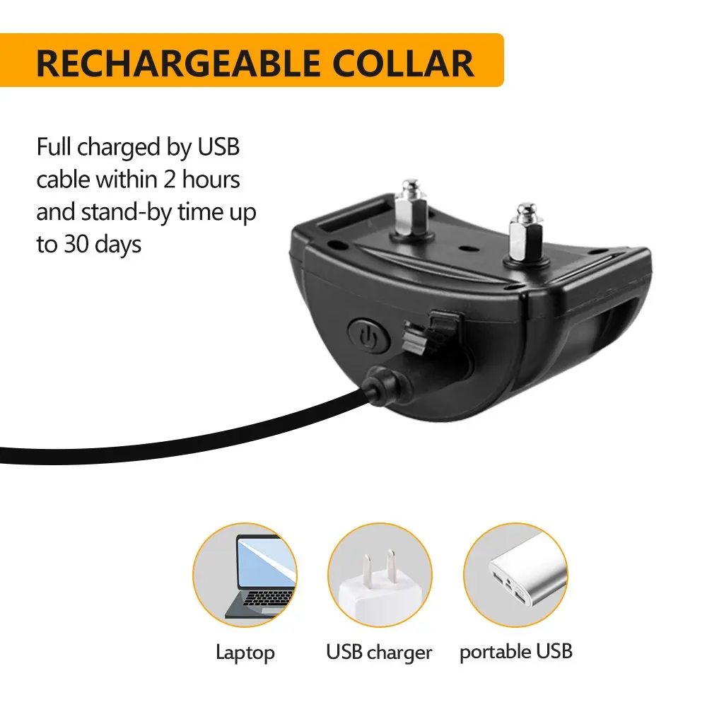 Anti Barking Collar for Large 258L/258S Static Shock Bark Collar 258V Dog Vibration Training Collar 5 Adjust Sensitive Level dog training collar dog bark deterrent