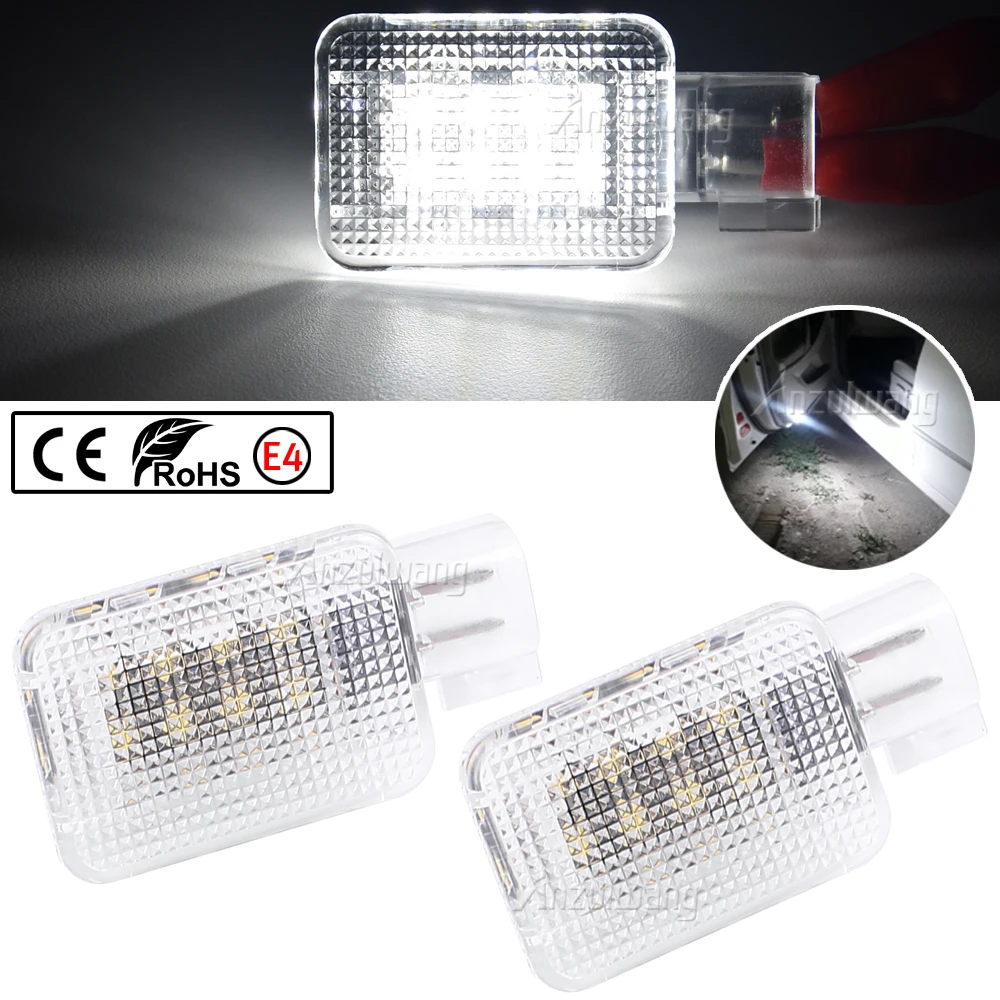2x White Led Footwell Glove Box Compartment Lamps For Volvo S60 V60 ...
