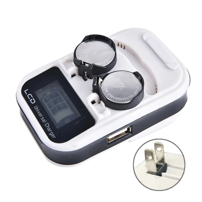 Rechargeable Lithium Coin Button Battery Charger