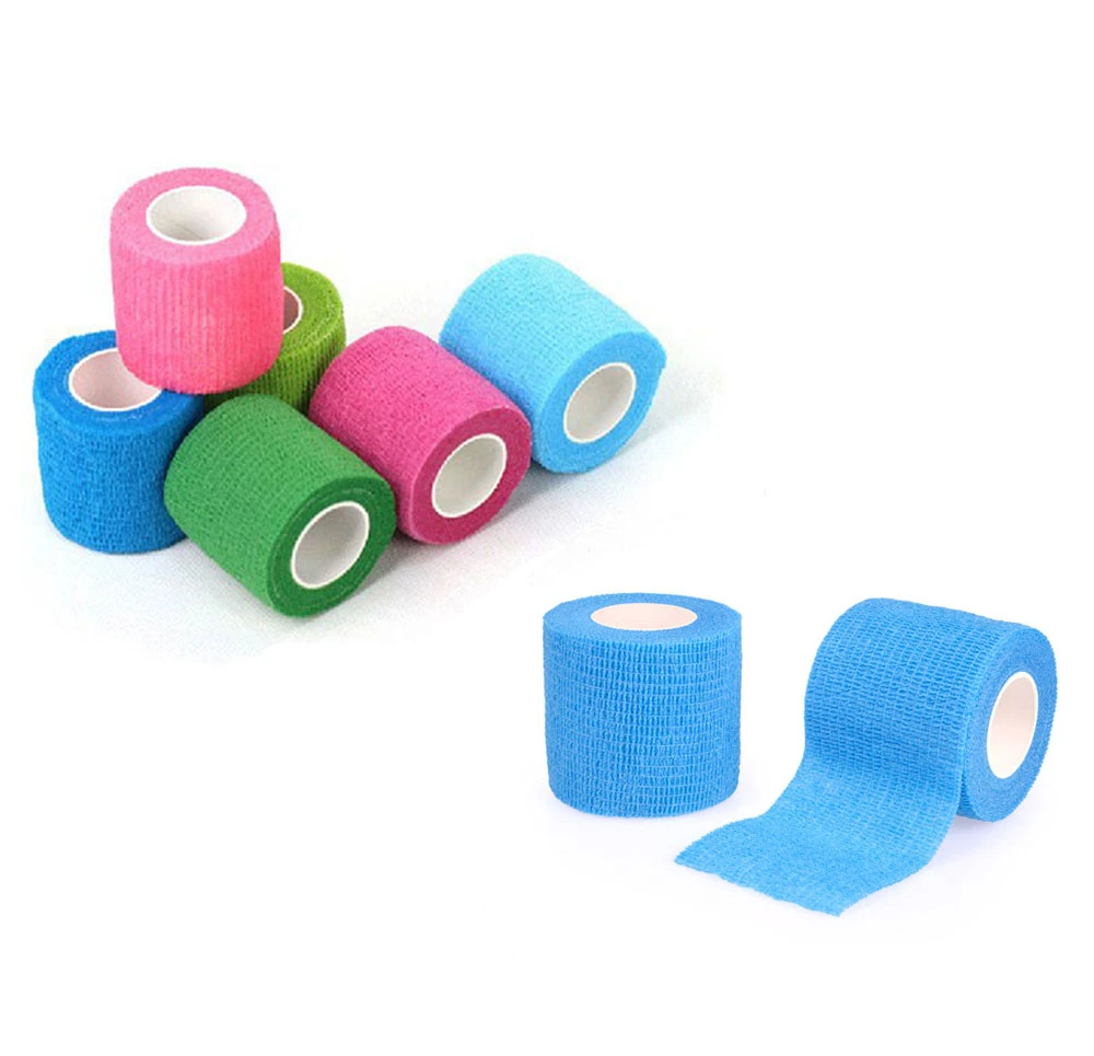 Self Adhesive Bandage Elastic self-adhesive Music Party High-strength Sports Breathable Fixation Bandage Joint Events Festival
