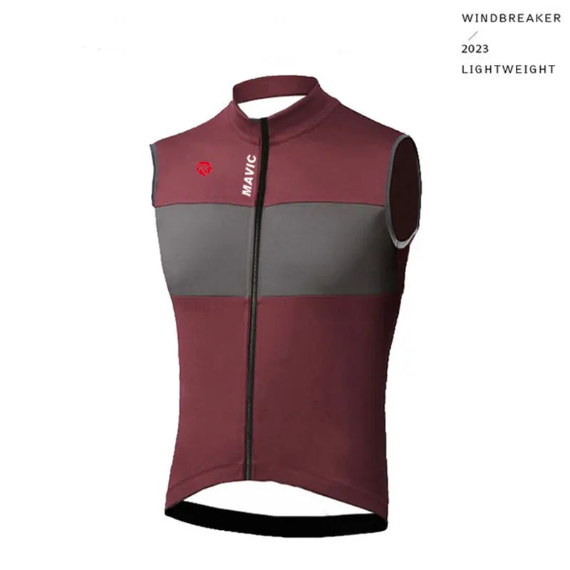 Rx Mavic Windproof Cycling Jackets New Summer Cycling Vest Sleeveless Bicycle Wear MTB Bike Tops Ropa Ciclismo rockbros