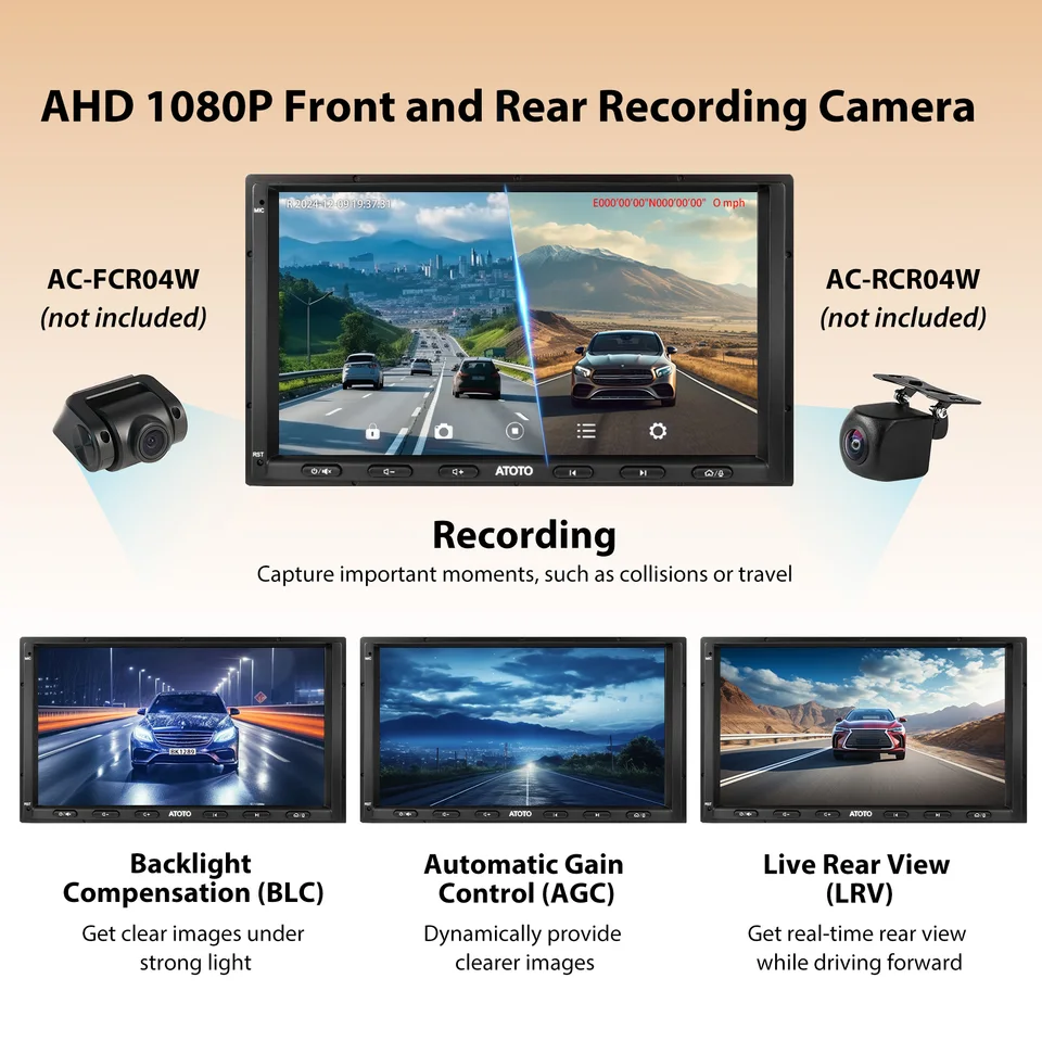 ATOTO S8 MS Android 2 Din Car Radio 7 Inch QLED Display Car Stereo