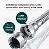 Stainless Steel 360° Universal Faucet Extender Anti-Splash Head Nozzle Aerator Bendable Sink Extension Hose Kitchen Accessories 4